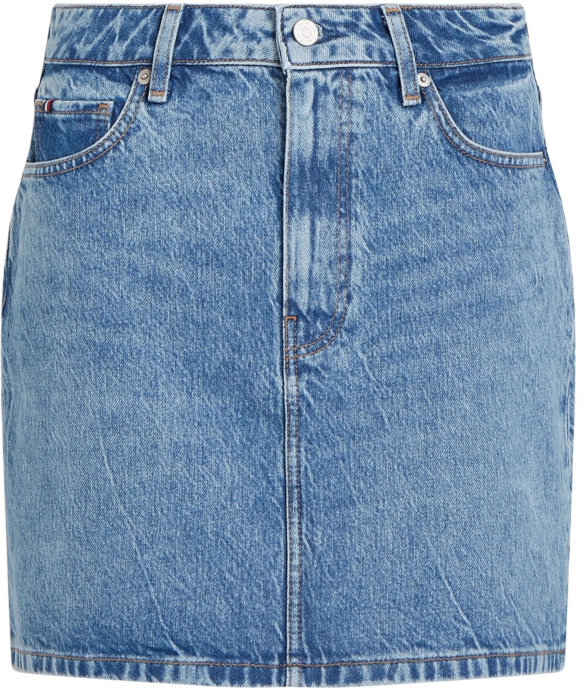 Tommy Hilfiger Falda Vaquera Mujer Mini Ali Minifalda
