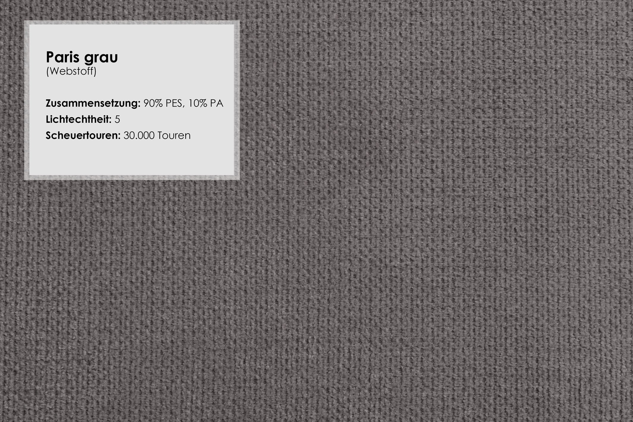Cavadore Wohnlandschaft Castiel mit Federkern / Großes U-Form-Sofa mit Schlaffunktion, Bettkasten, Sitztiefenverstellung und Kopfstützen / 368 x 114 x 232 / Webstoff, Grau