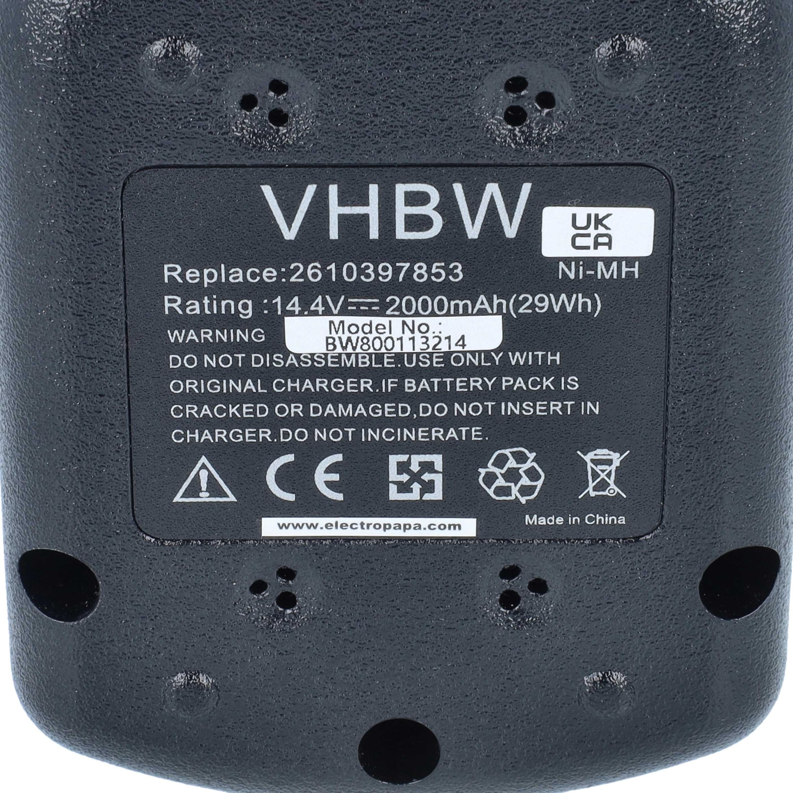 vhbw Akumulator kompatybilny z Skil 2017 AA