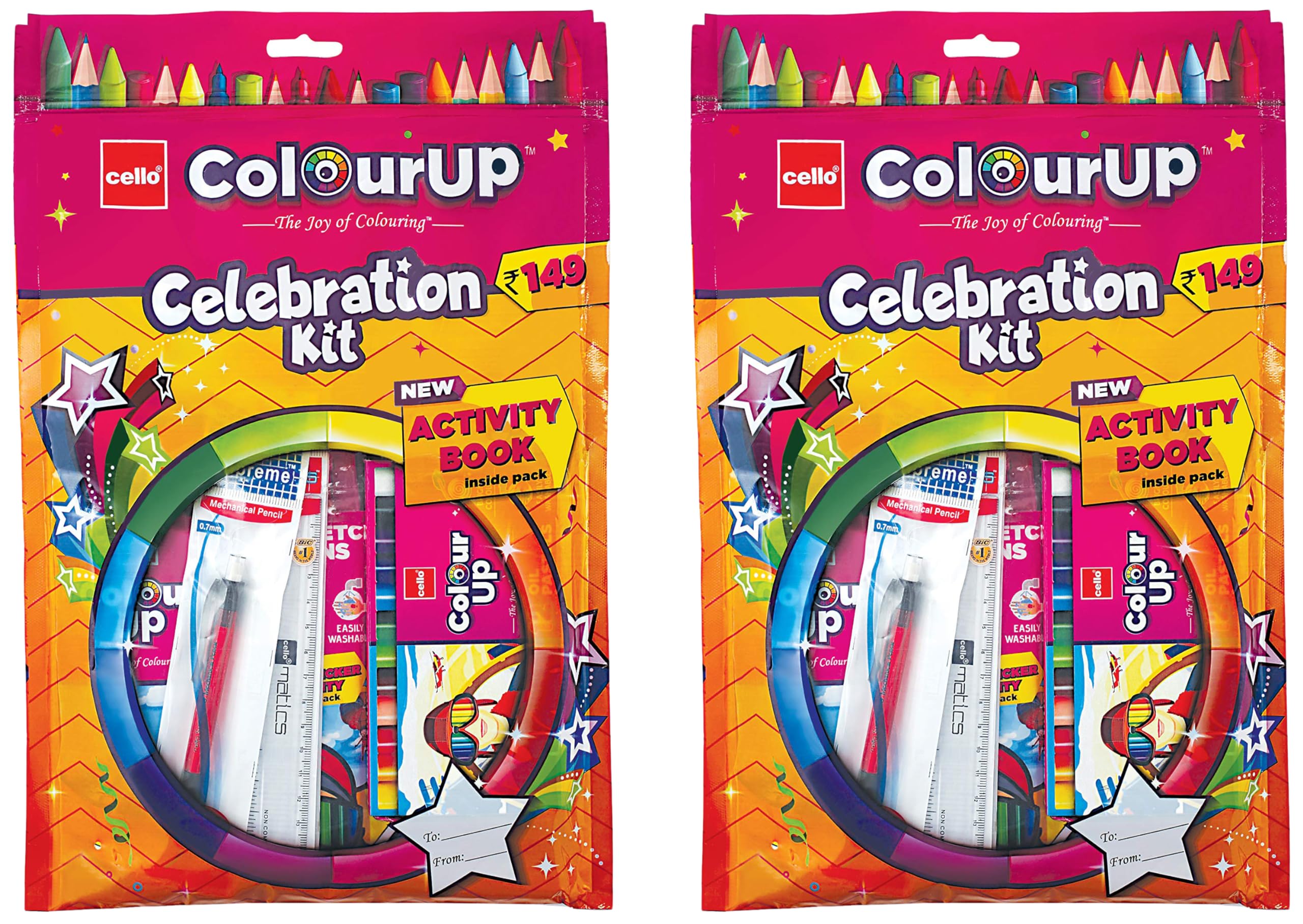 Cello ColourUp Hobby Bag - Art Set for Kids -18 Cello ColourUp Hobby Bag - Art Set for Kids -18