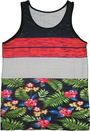 Amazon | Pacific Surf メンズ 愛国的 アメリカ国旗 星柄 タンク