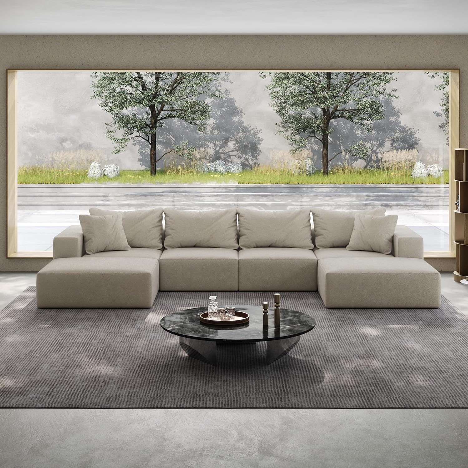 Ball & Cast 162" Oversized Modular Sectional Sofa