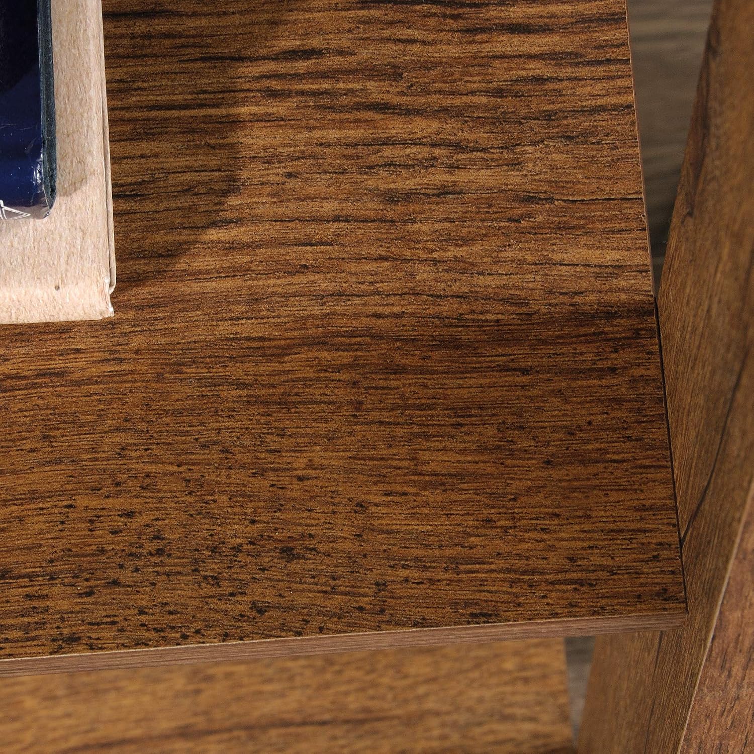Sauder Trestle 3-Shelf Bookcase, Vintage Oak finish