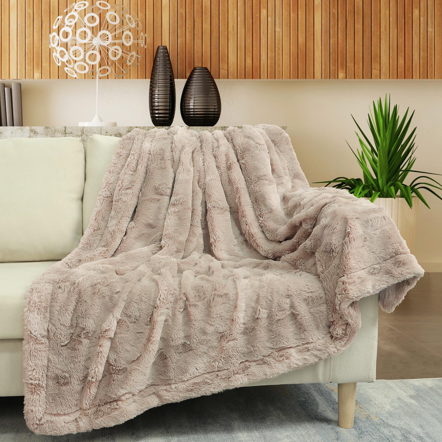 Cubresofá Piel Manta De Piel Sintética TOONOW - Extra Suave Y Doble Cara Para  Sofá Y Cama Manta Sofá Suave, image size:1800x1800