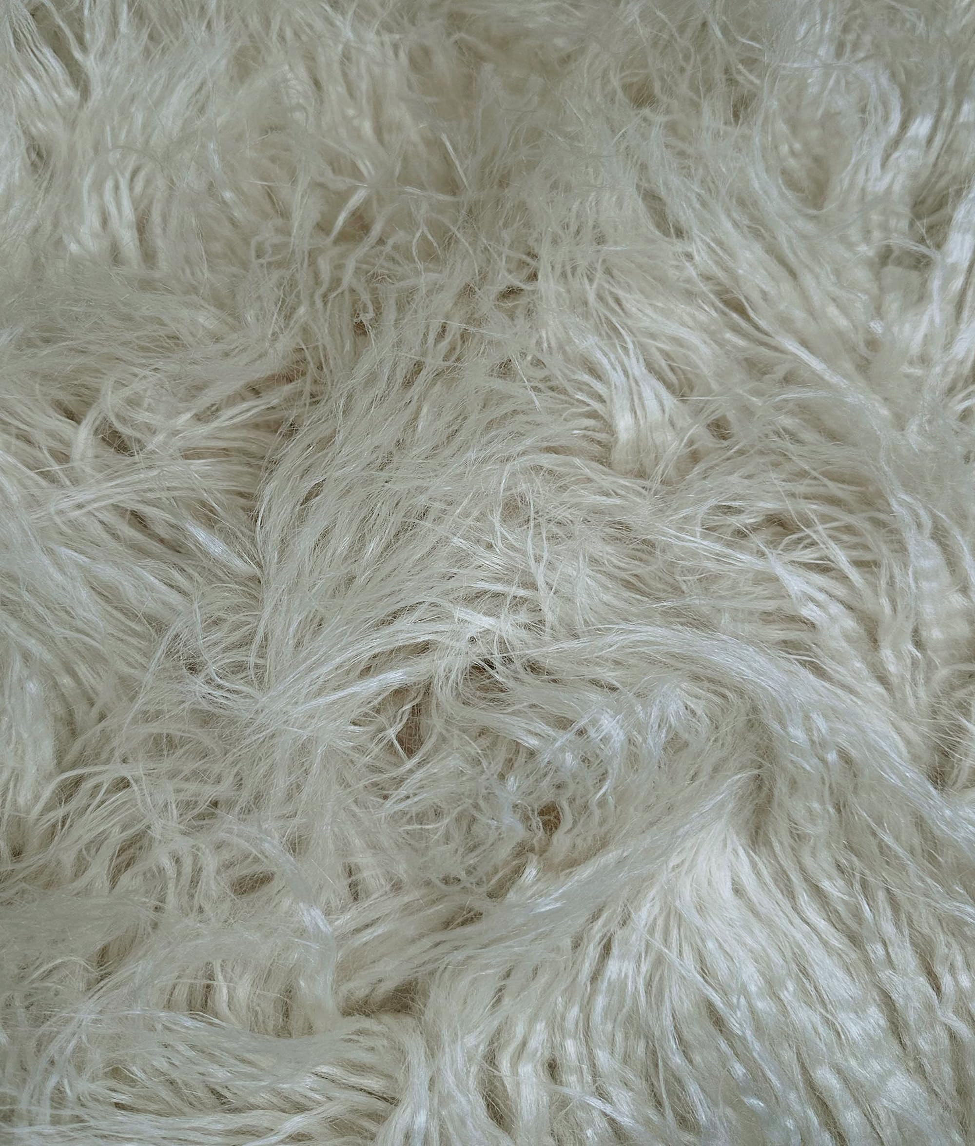 Amazon.com: Fabric Empire 2.3oz Faux Curly Yak Fur Fabric 3.5