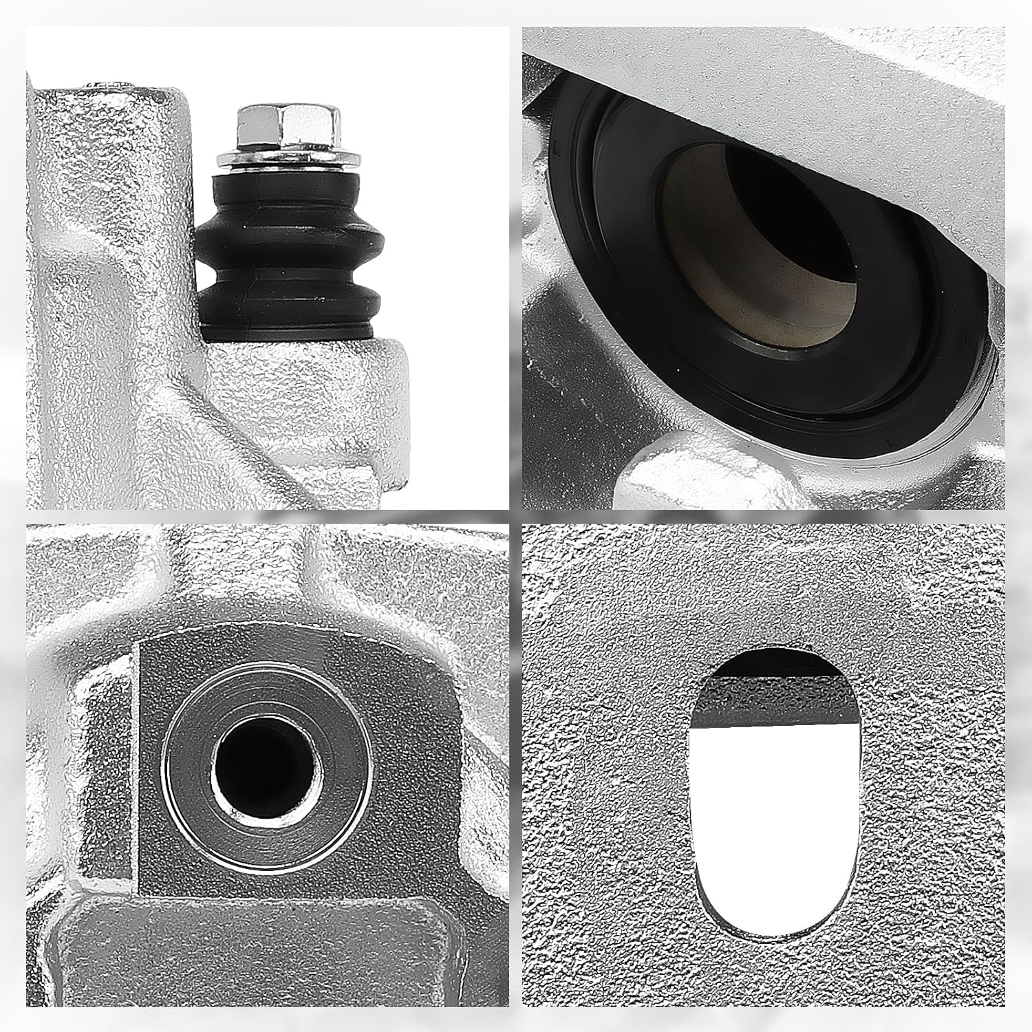 Rear Left Disc Brake Caliper Assembly with Bracket Compatible with Ram 1500 2011-2018, Dodge Durango 2004-2009, Dodge Ram 1500 2002-2010, Chrysler Aspen 2007-2009.