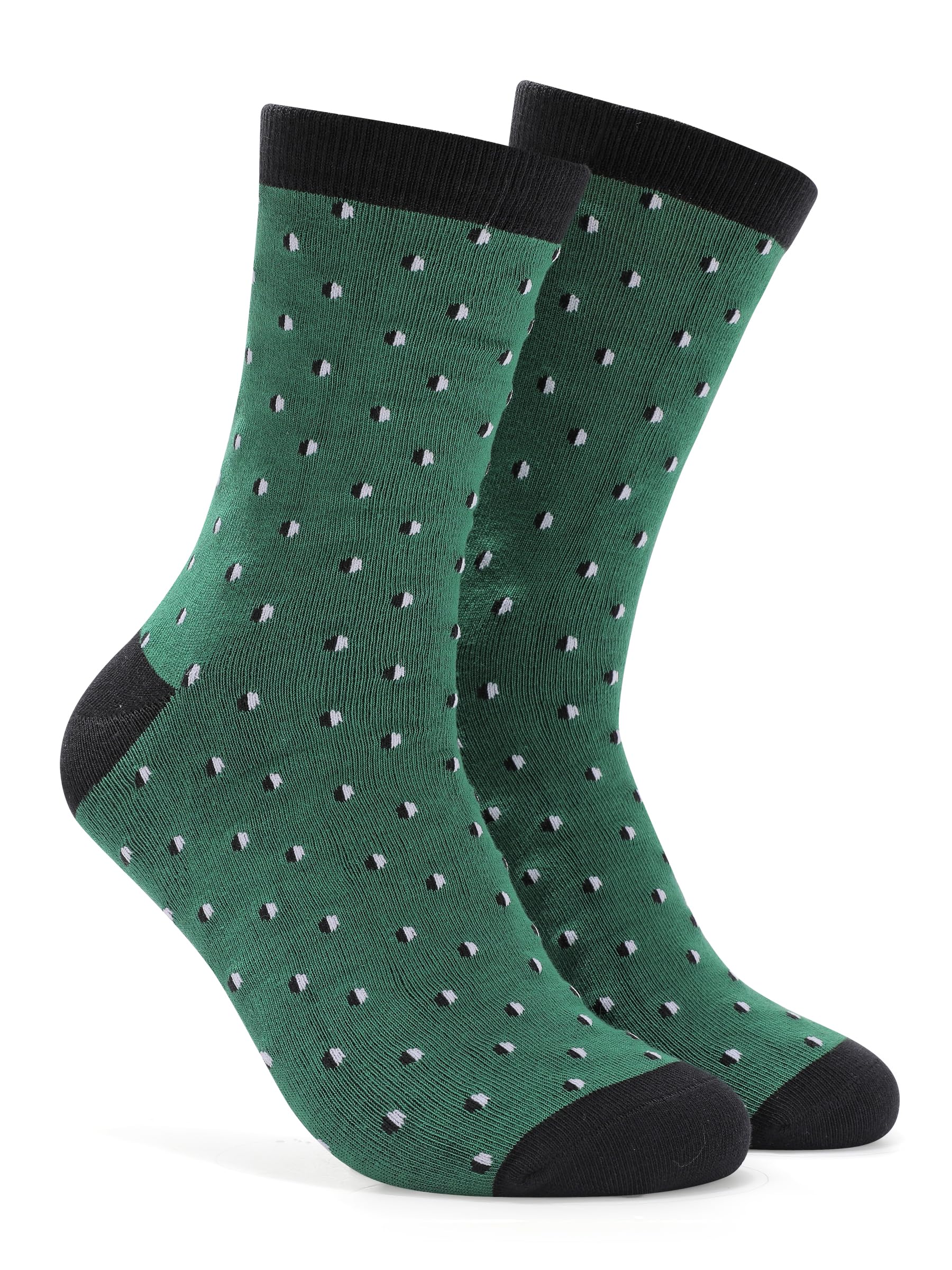 Mens Dress Socks Combed Cotton Anti Odor Quick Dry Moisture Wikcing Size 8-13 Crew Lenth