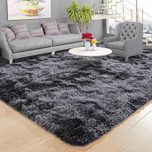 Vista 28 de Foxmas Alfombras de Área Suaves y Esponjosas para Dormitorio, Habitación de los Niños, Alfombra de Guardería de Felpa Peluda, Tapetes Decorativos