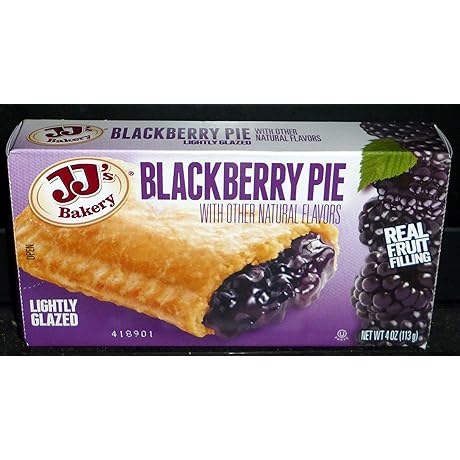 JJ's Bakery Blackberry Snack Pies: Bite-Sized Sweet Treats for Quick Snacks