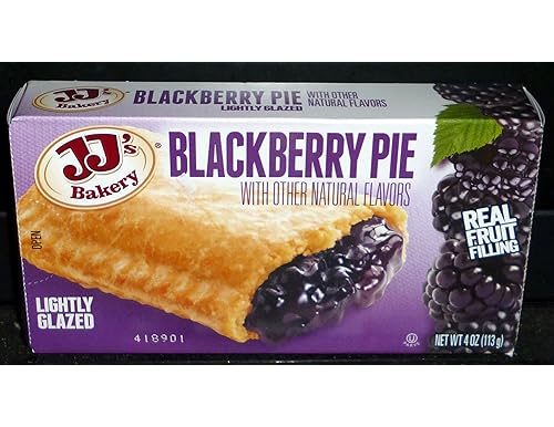 JJ's Bakery Blackberry Pie Snack Pies: Best Snack with Fresh, Nut-Free Goodness
