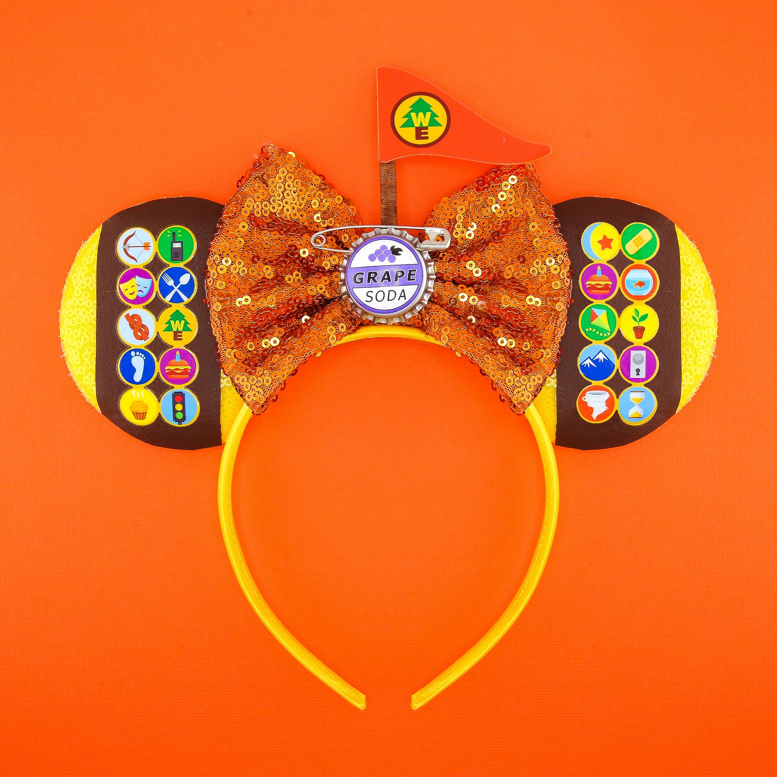 Amazon.com: Russel Up Mickey Ears, Mouse Ears Headband, One  display picture 1