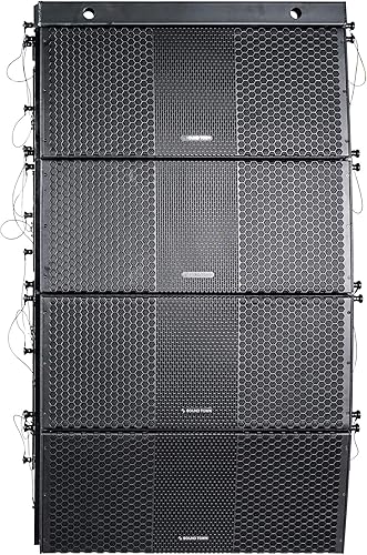 Miniatura 2 de Sound Town ZETHUS 4 x Sistema de altavoces de matriz de línea dual de 10 con controladores de compresión de titanio, rango completobi-amplificación