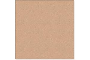 U Brands Cork Canvas Bulletin Board, 14" x 14"