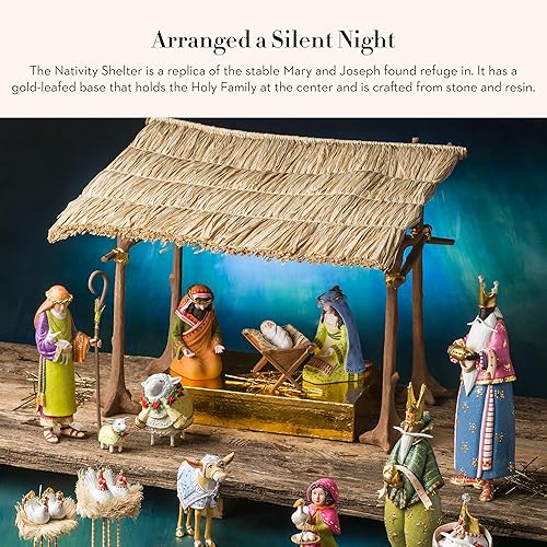 Vista 37 de MACKENZIE-CHILDS Patience Brewster - Figura de Belén de Navidad, decoración del hogar, Frank the Camel