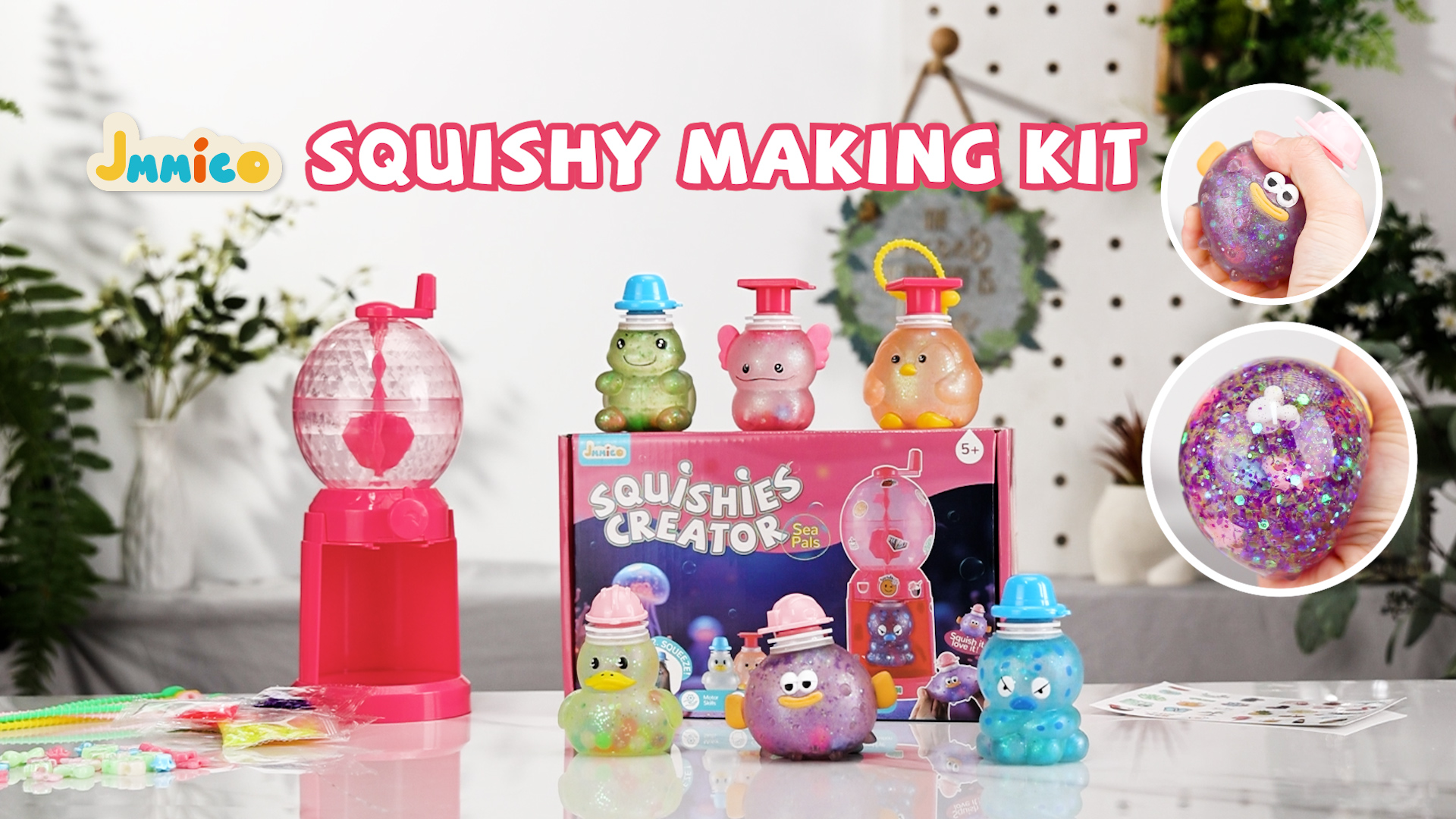 JUANMI スクイーズ SET Amazon.com: JMMICO Make Your Own Squishies, 6 Packs Sea Animals