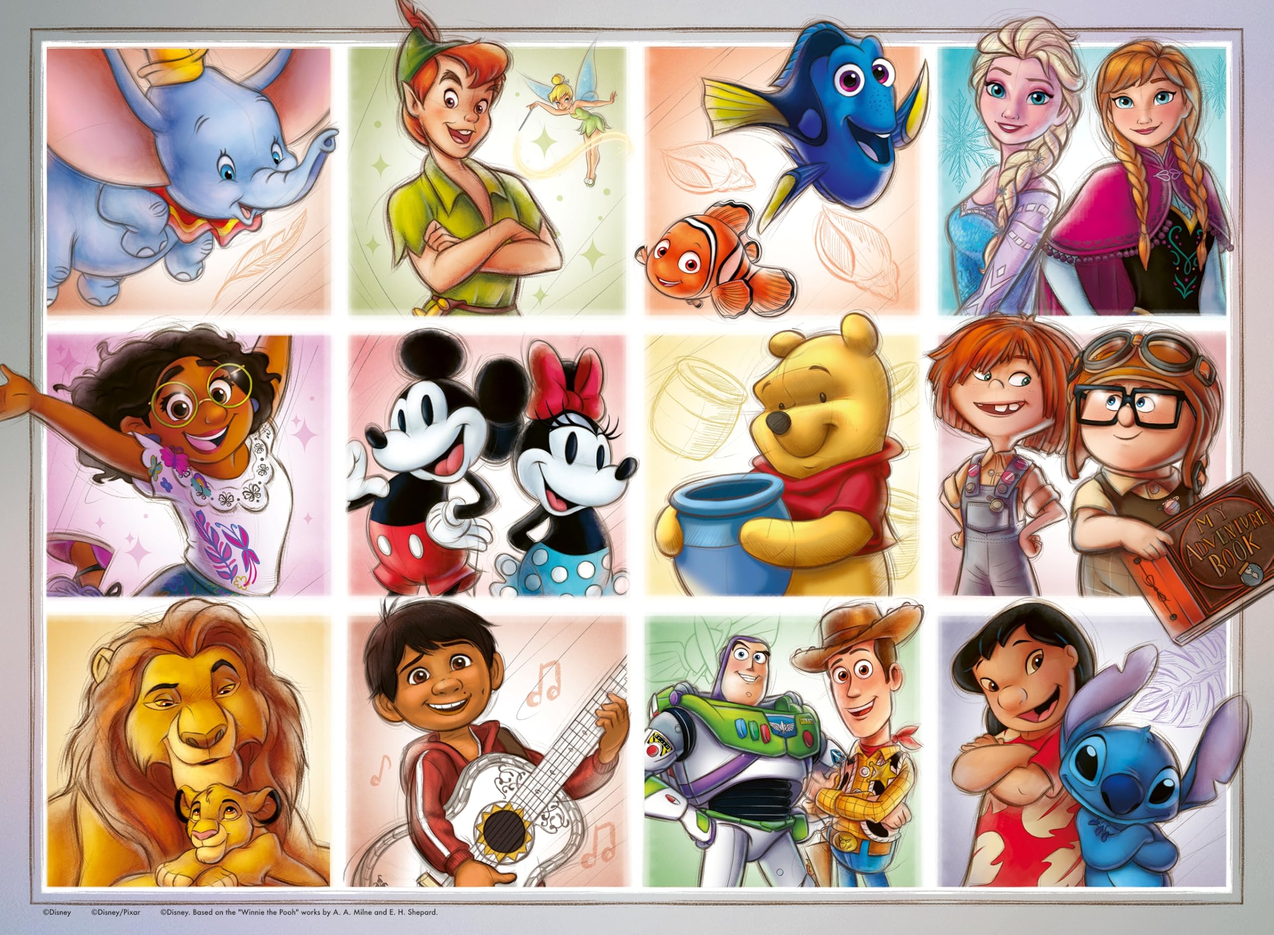 Disney Multicharacter XXL 100 Piece Jigsaw Puzzle