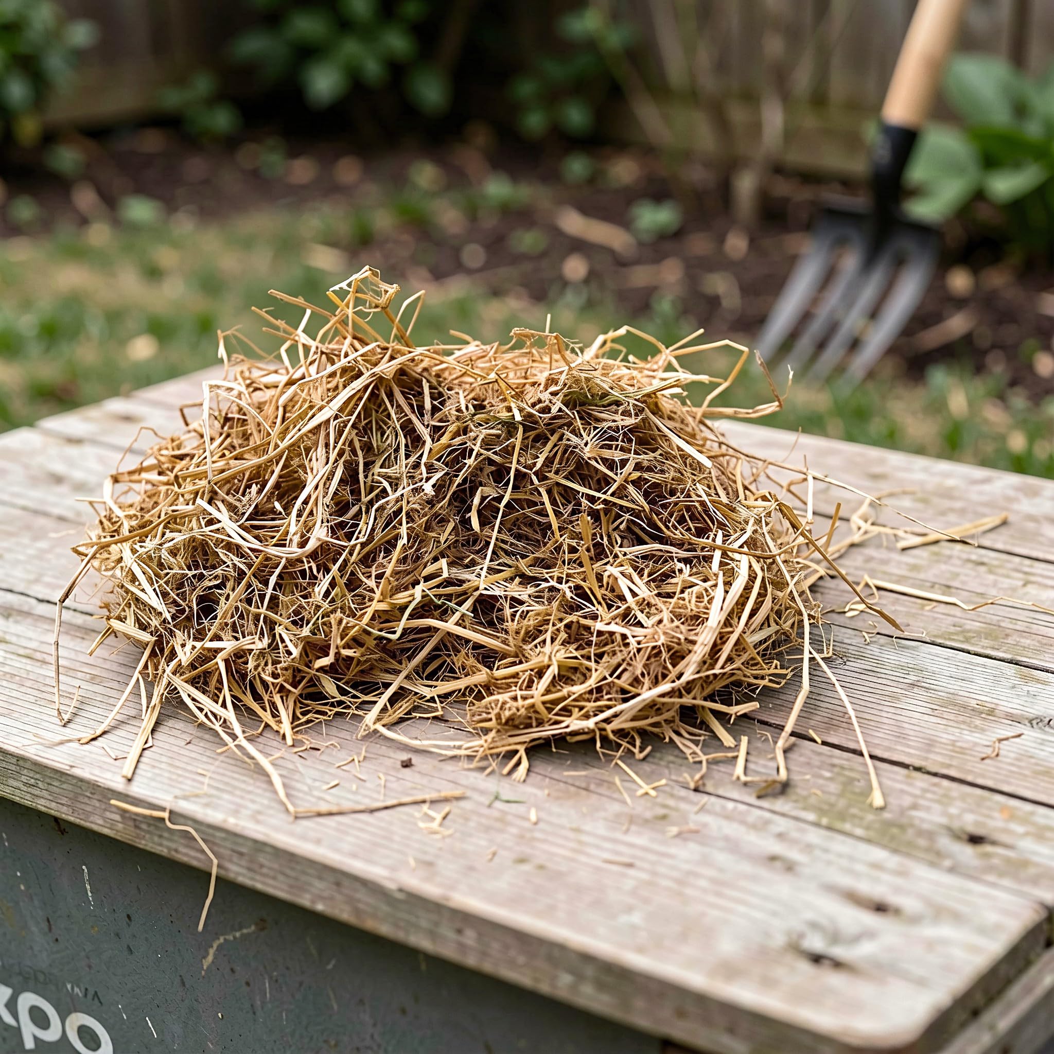 ibasenice 1 Set Naturstroh als Einstreu für Kleintiere (2,2 Pfund)