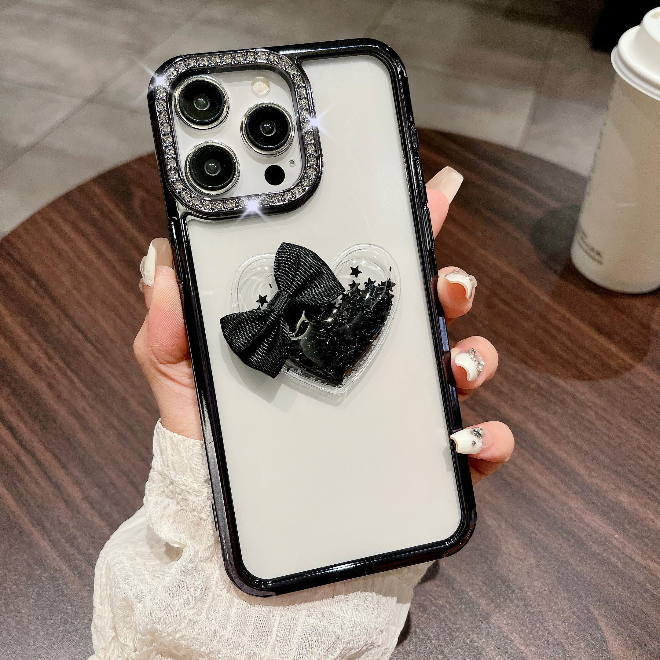 Amazon.co.jp: iPhone 15ケース 6.1インチ 対応 可愛い ラインストーン