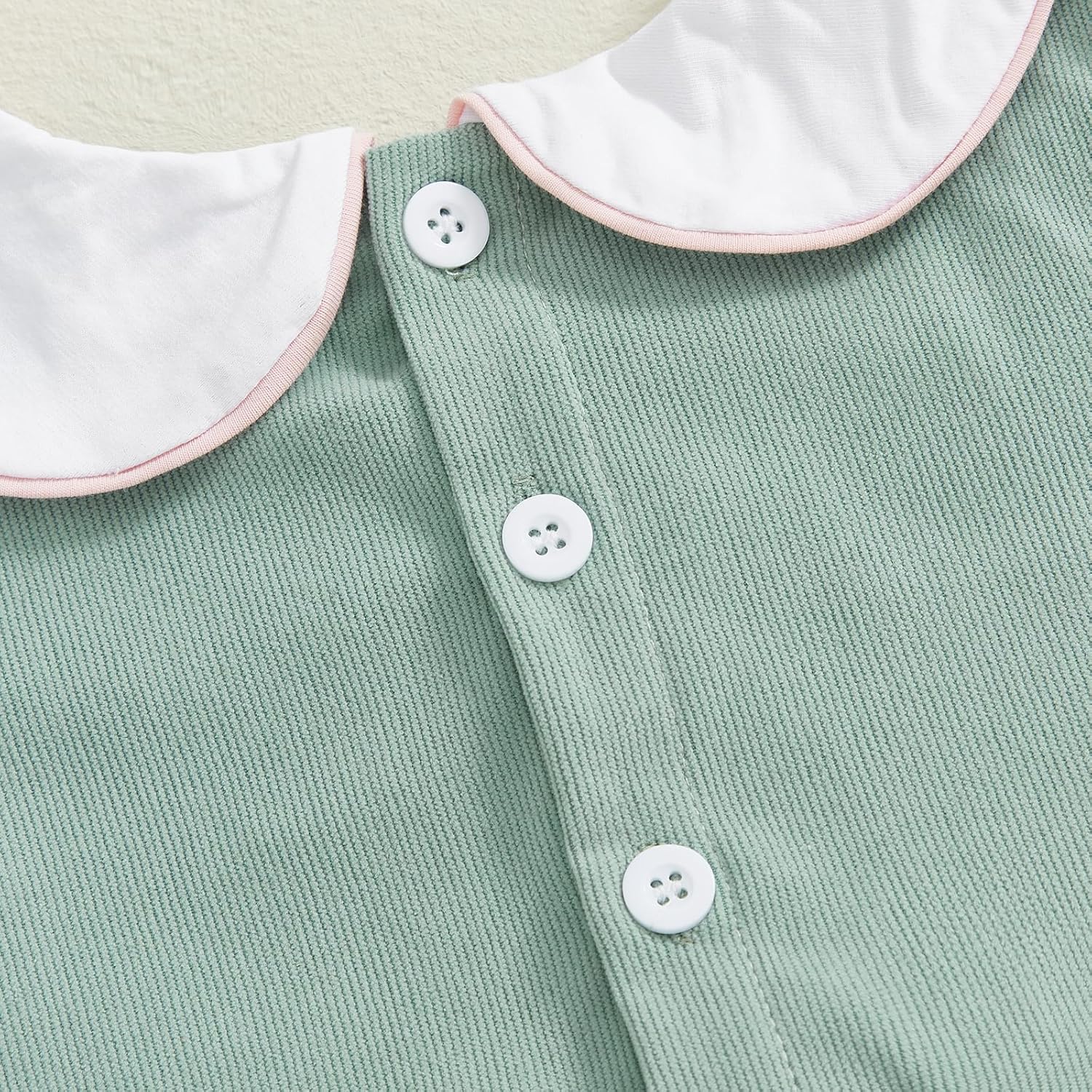 BULINGNA Toddler Baby Girl Silly Goose Outfits Long Sleeve Doll Collar Birthday Cute Goose Dress Smocked Baby Girl Clothes - Image 7