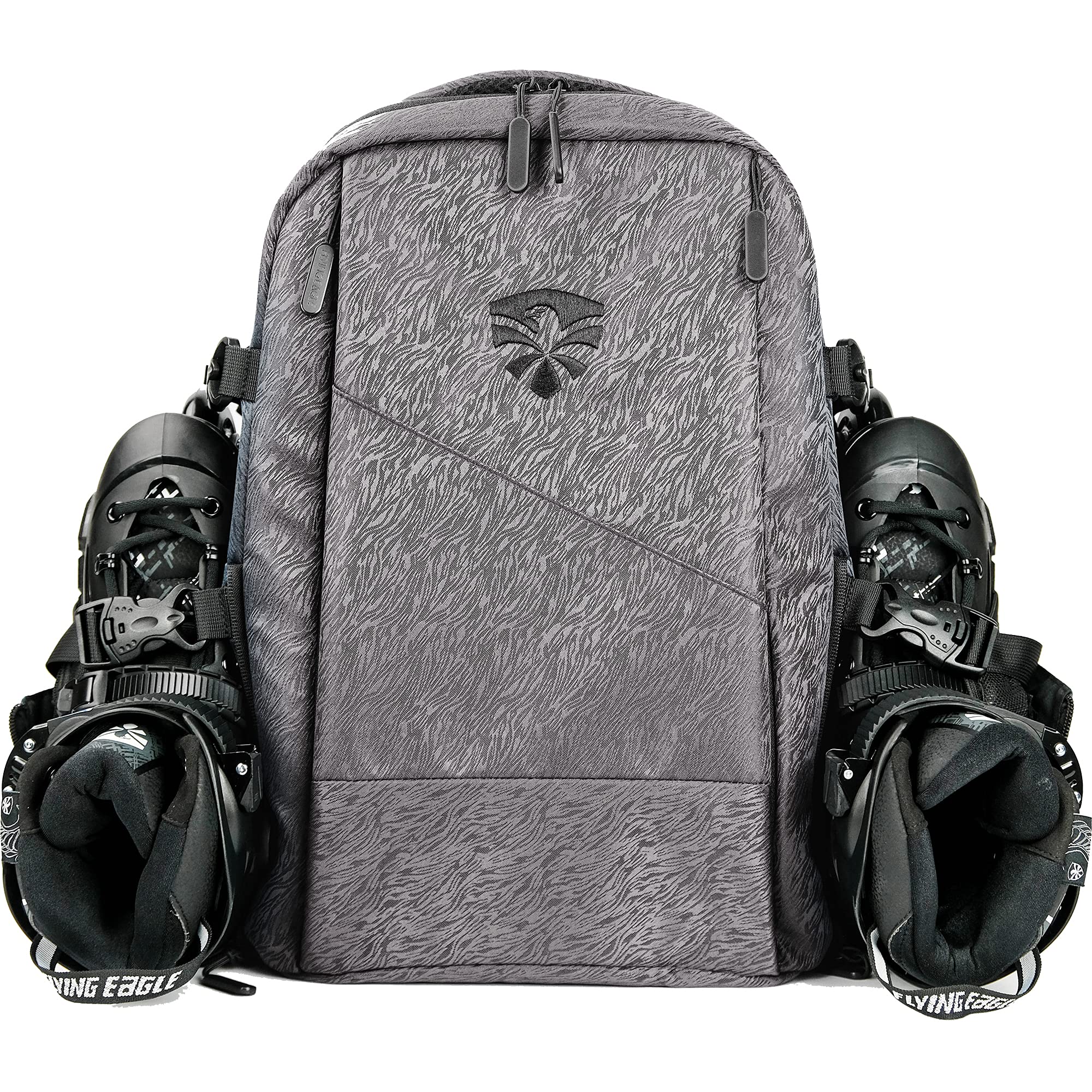Flying Eagle Patines Mochila de viaje gris Large