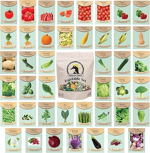 Set of 43 Assorted Vegetable & Herb Seed Packets -
