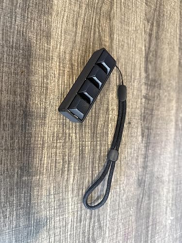 Miniatura 2 de Juguete para ansiedad con interruptor mecánico de cuatro botones  Juguete estimulante, alivio del estrés, TDAH (base negra, teclas negras)