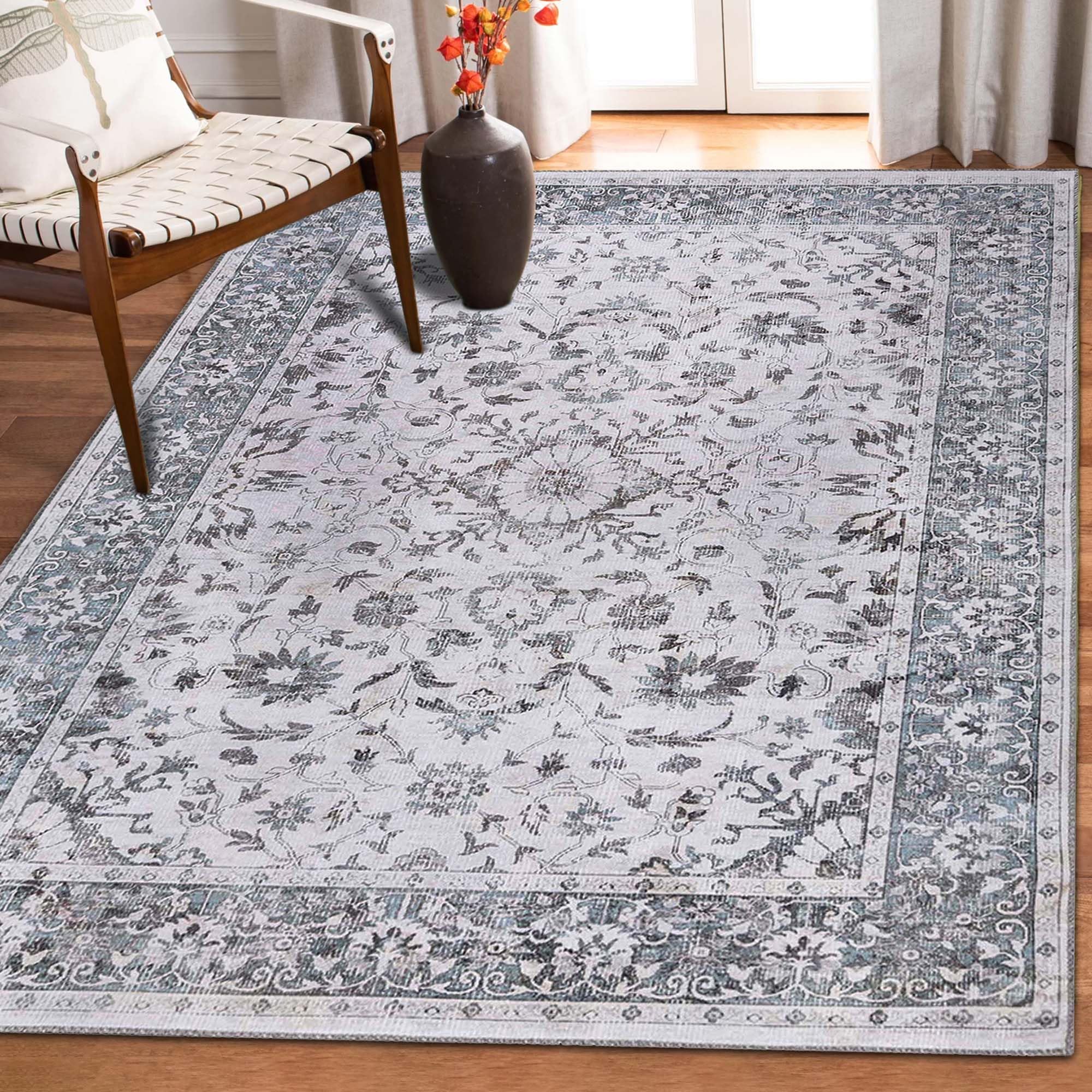 Tapis d'intérieur résistant pour animaux et enfants couverture de sol Agra 2,7m