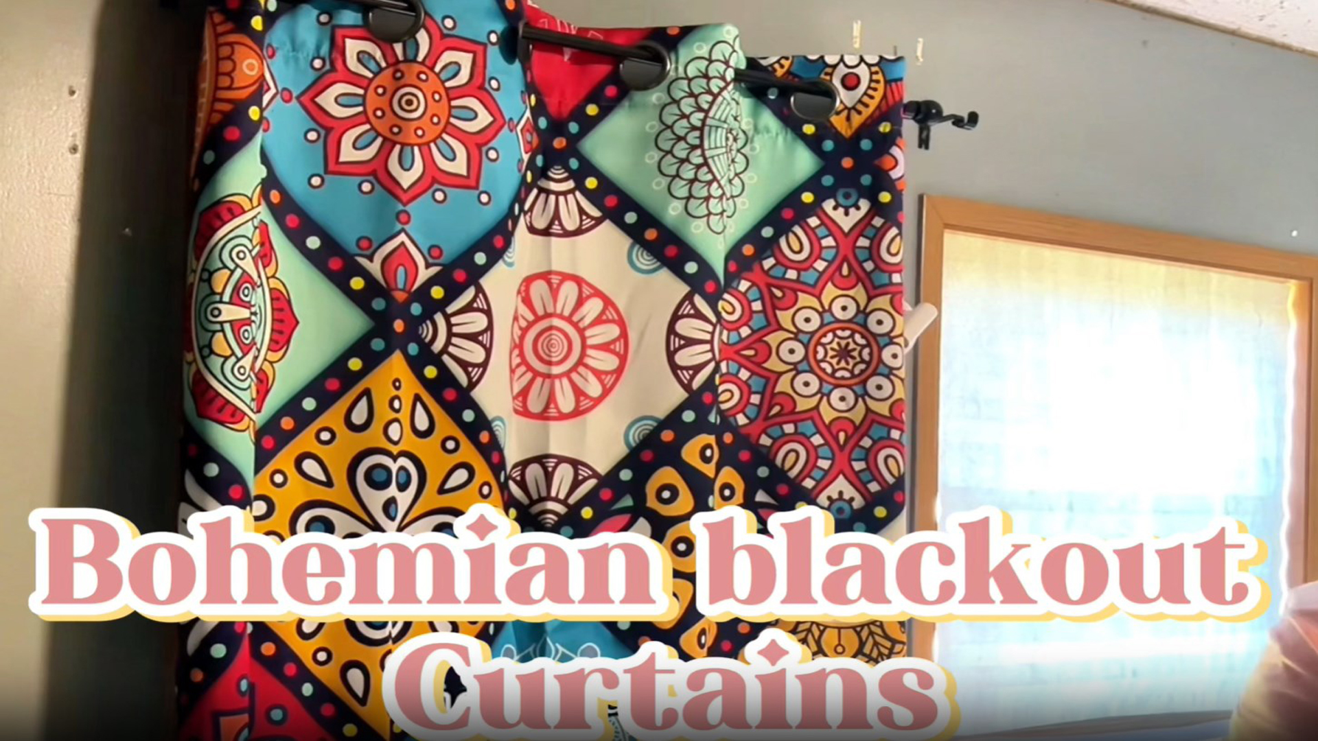 Curtains Splicing Traditional Indian Prints Pack Of 2 Blackout Curtains With Eyelets Curtains Opaque Cold And Heat Insulation H 160 X W 70 Cm Mandala - View #12