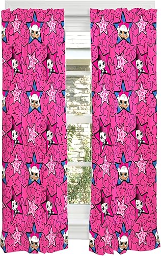 Franco - Juego de cortinas con alzapaños para ventanas de habitación infantil