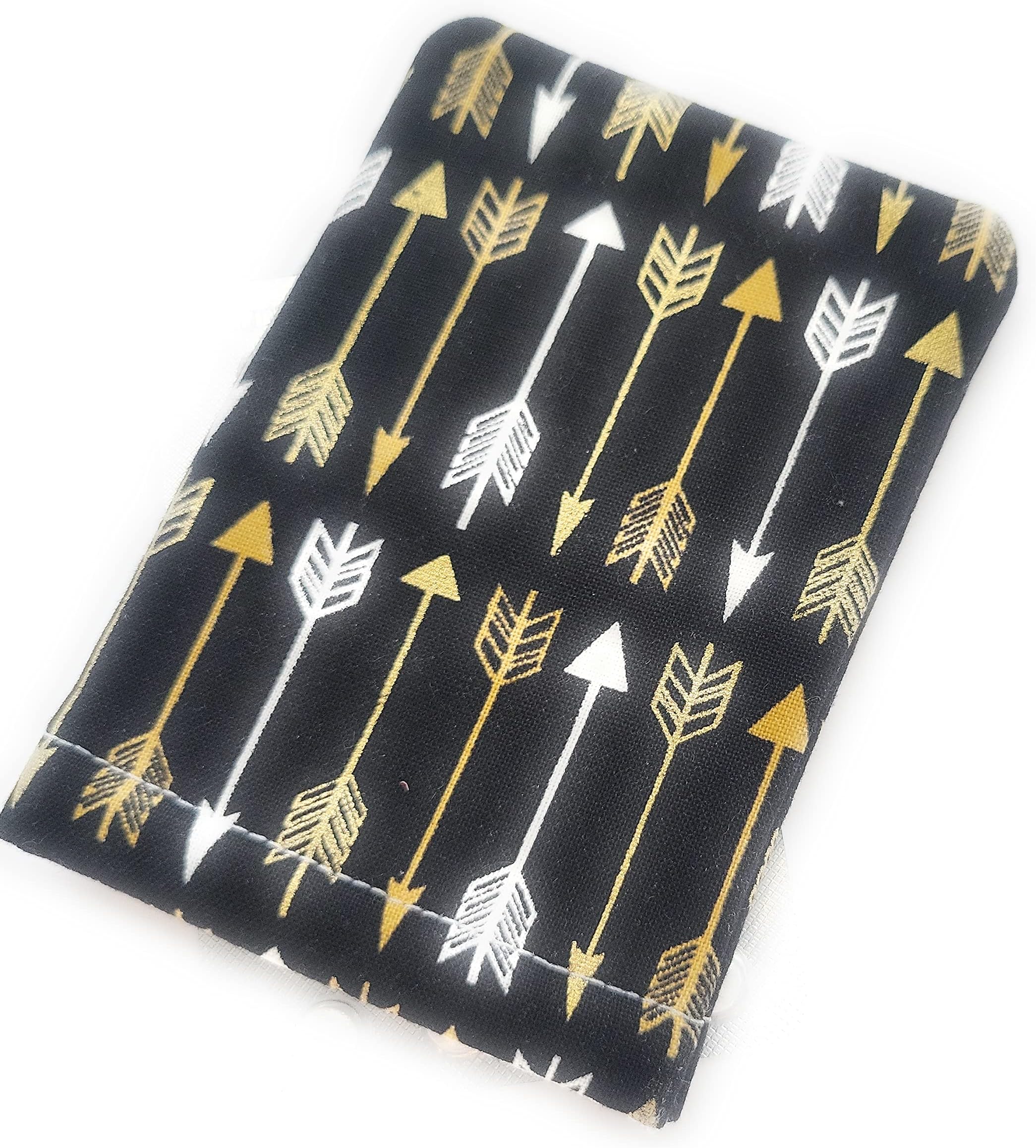 Birth Control Pill Case Sleeve- Golden Arrows