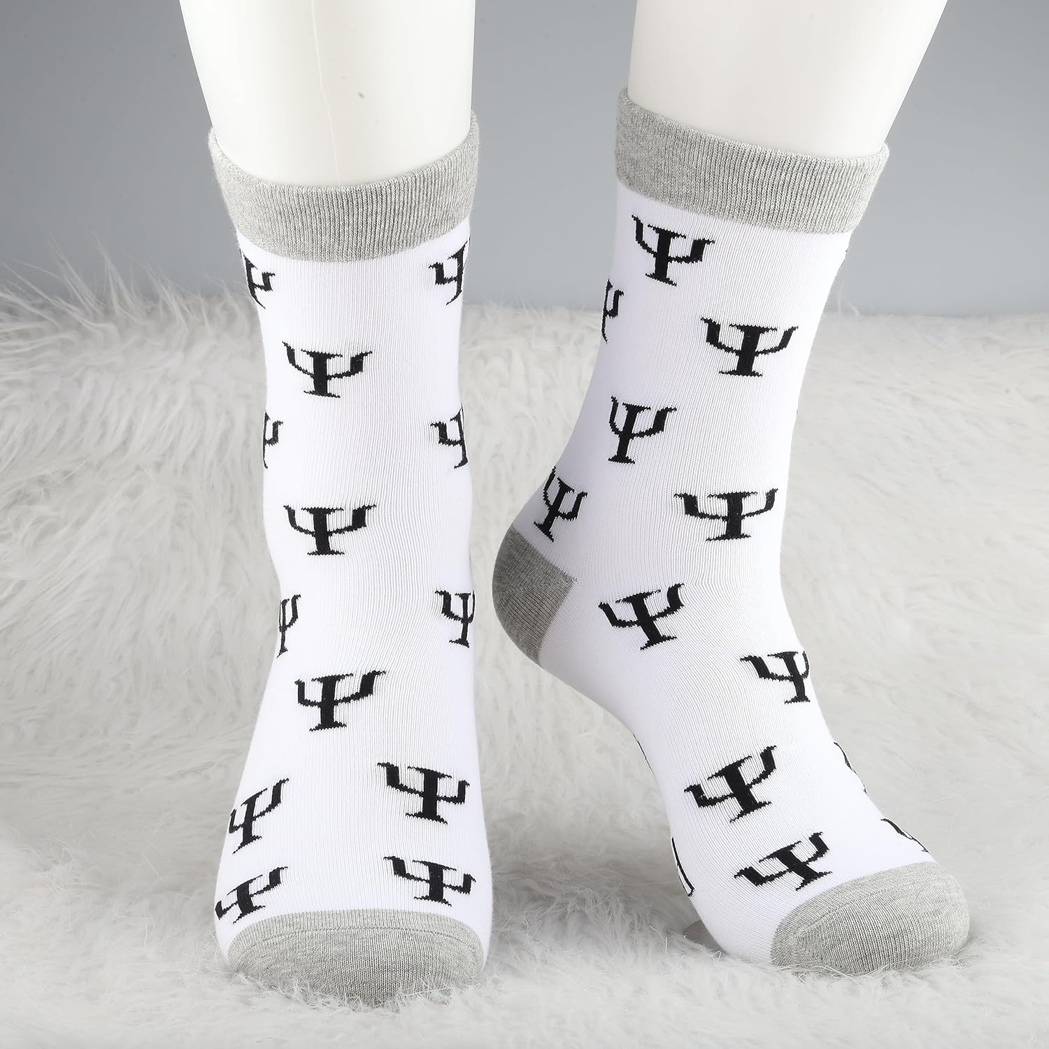 MBMSO 2 Pairs Psychology Socks Mental Health Gift for Psych Doctor - Only the Strongest Women Become Psychologists - Image 4