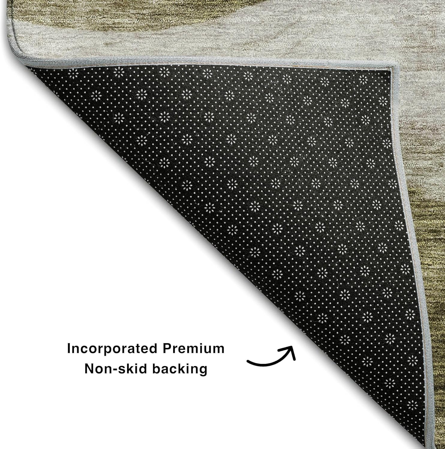 Addison Rugs Mayfield AMF1141 Taupe 9' x 12' Indoor Premium Machine Washable Rug, Silky Soft, Easy Clean, Non Shedding, Bedroom, Living Room, Dining Room, Kitchen Rug