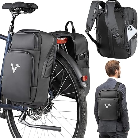 Portapacchi Bici Con Tasca Refrigerante - Borsa Da 23 Litri, Impermeabile, Con Supporto Per Laptop - Foto 6