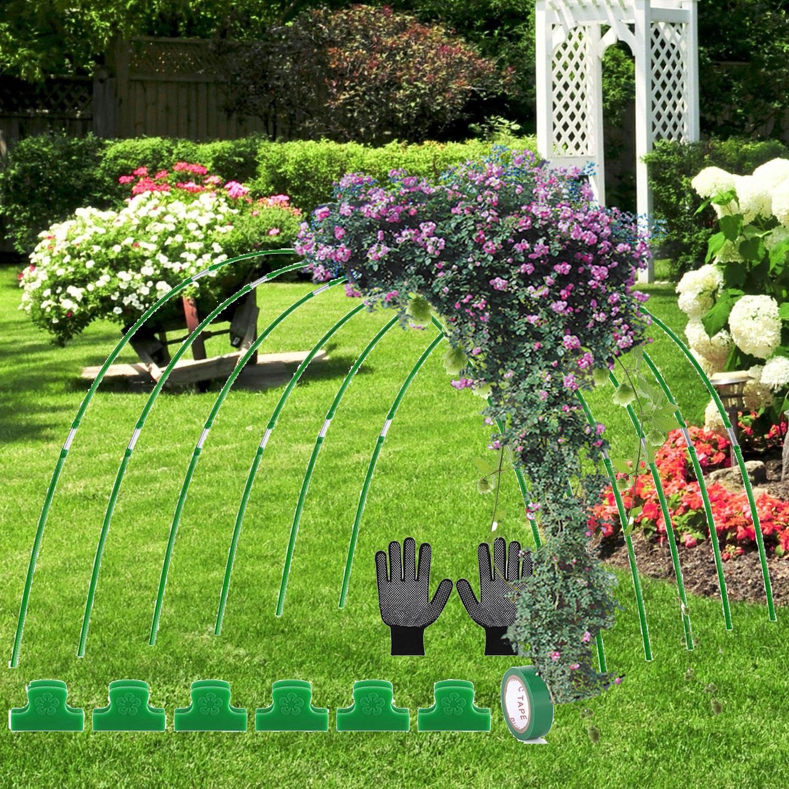 Amazon | トンネル支柱 パイプ支柱 プランター支柱 アーチパイプ 温室