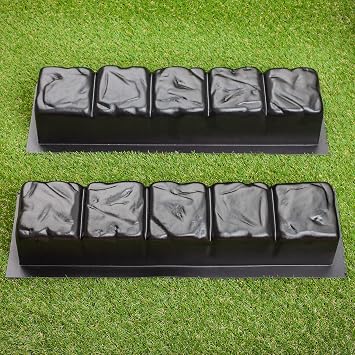 2 pcs 23.34 inch Straight Edge Stone Concrete Mold Plastic ABS 2mm Cement Molds - Concrete Edging Molds - Landscape Edging Mold Precast Casting Log Stone Border Stampcrete Concrete Mold
