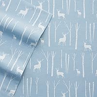 Vista 90 de Eddie Bauer - Full Sheets, Cotton Flannel Bedding Set, Brushed For Extra Softness, Cozy Home Decor (Dog Friends, Full)