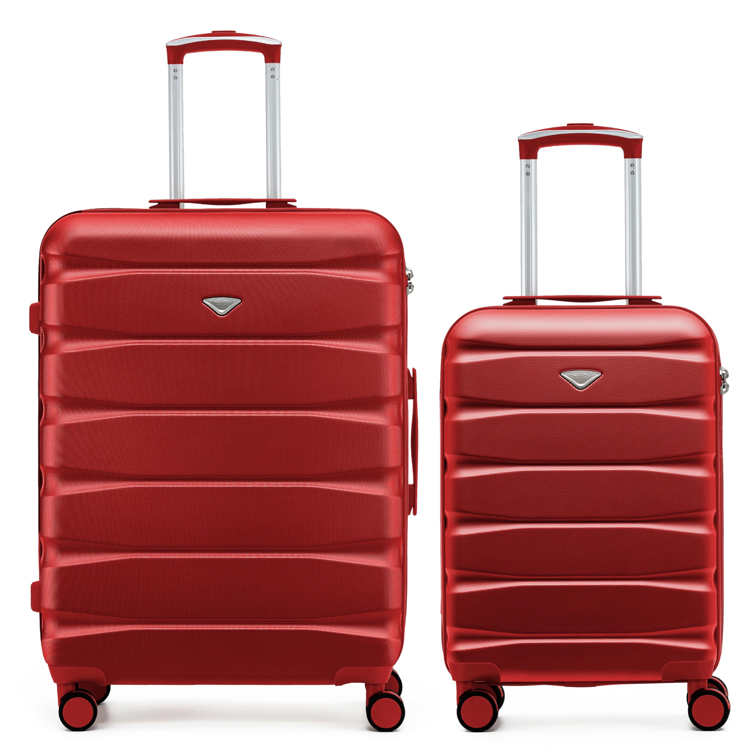 Flight Knight Underseat Cabin Suitcase 45x36x20cm | Free Hand Luggage for EasyJet & Wizz Air | Lightweight ABS Hard Shell with 8 Silent-Glide Spinner Wheels | Max Space Travel Bag — view 214
