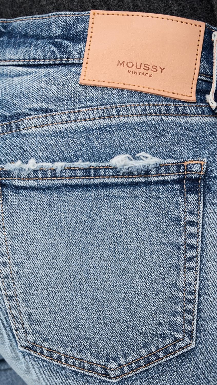 MOUSSY VINTAGE Women's Mv Linden Slim Straight Jeans