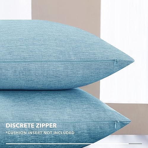 Miniatura 3 de Deconovo - Fundas de cojín suaves y decorativas de lino sintético, para Halloween, para la sala de estar, silla, sillón o sofá (26 x 26 pulgadas,