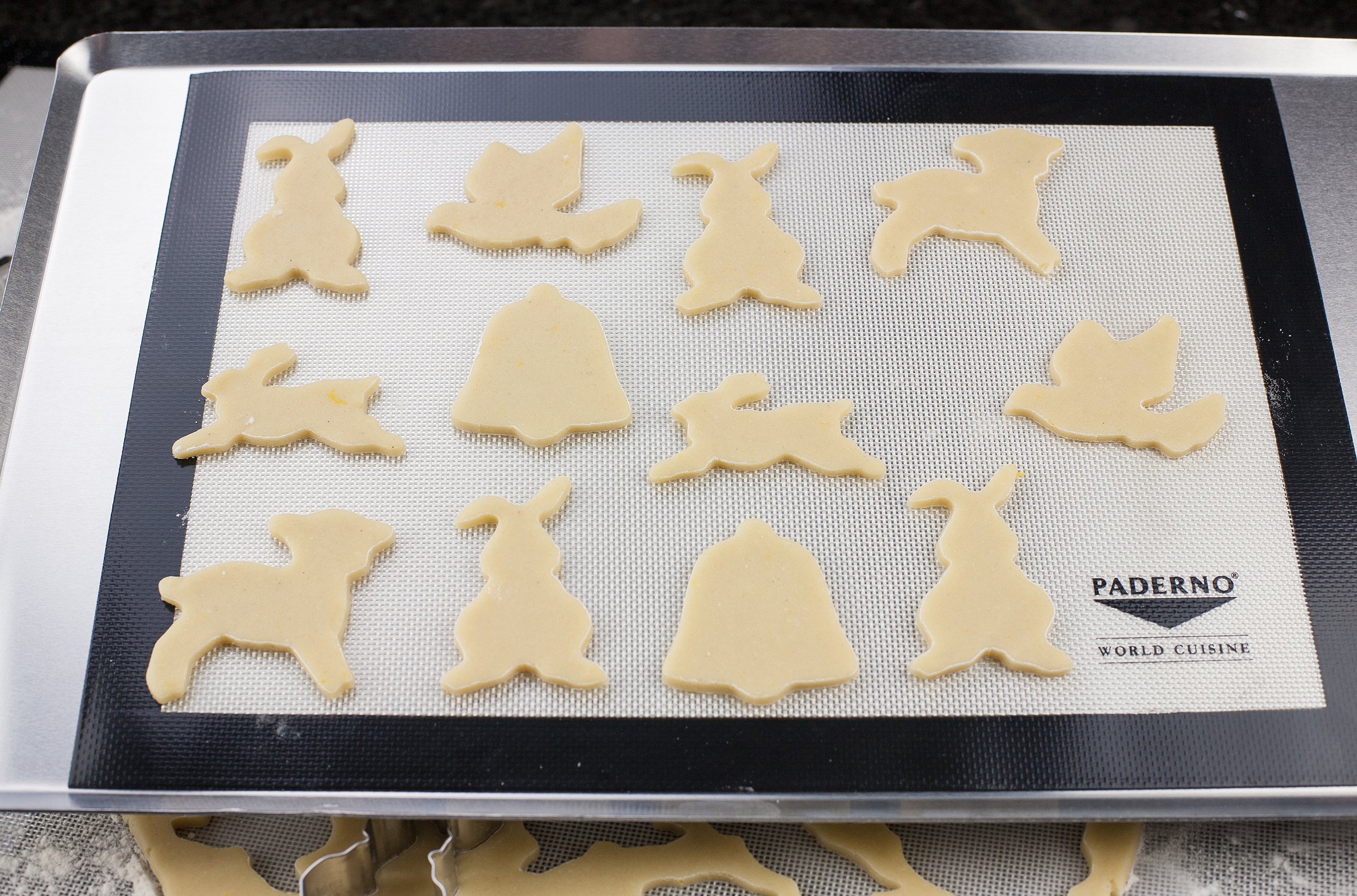 Set 5 Formine Biscotti Pasquali Paderno - Acciaio Inox Per Colomba, Coniglietto E Decorazioni - Foto 2
