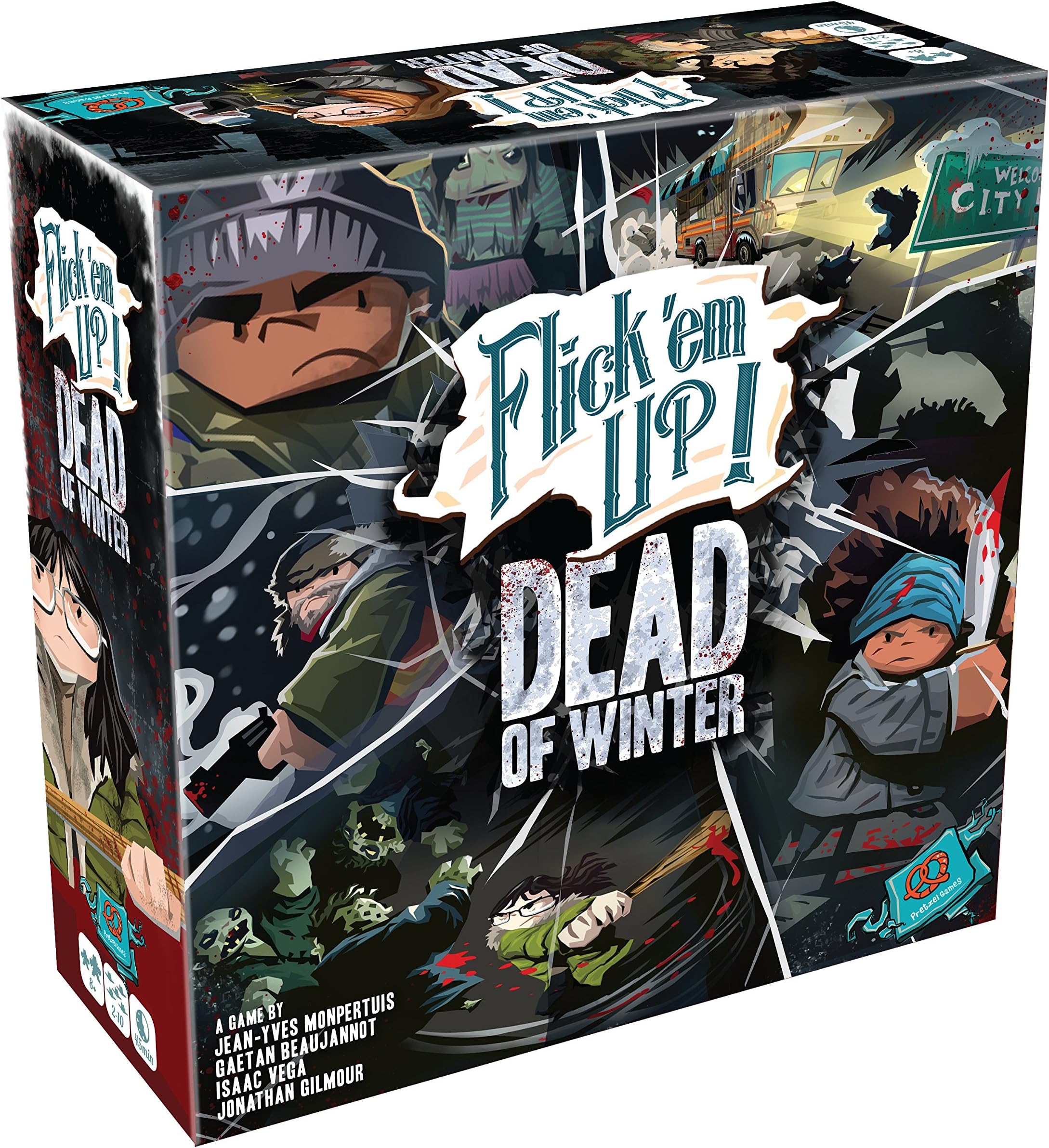 Plan B Games 30030PZG Flick em Up Dead of Winter Game