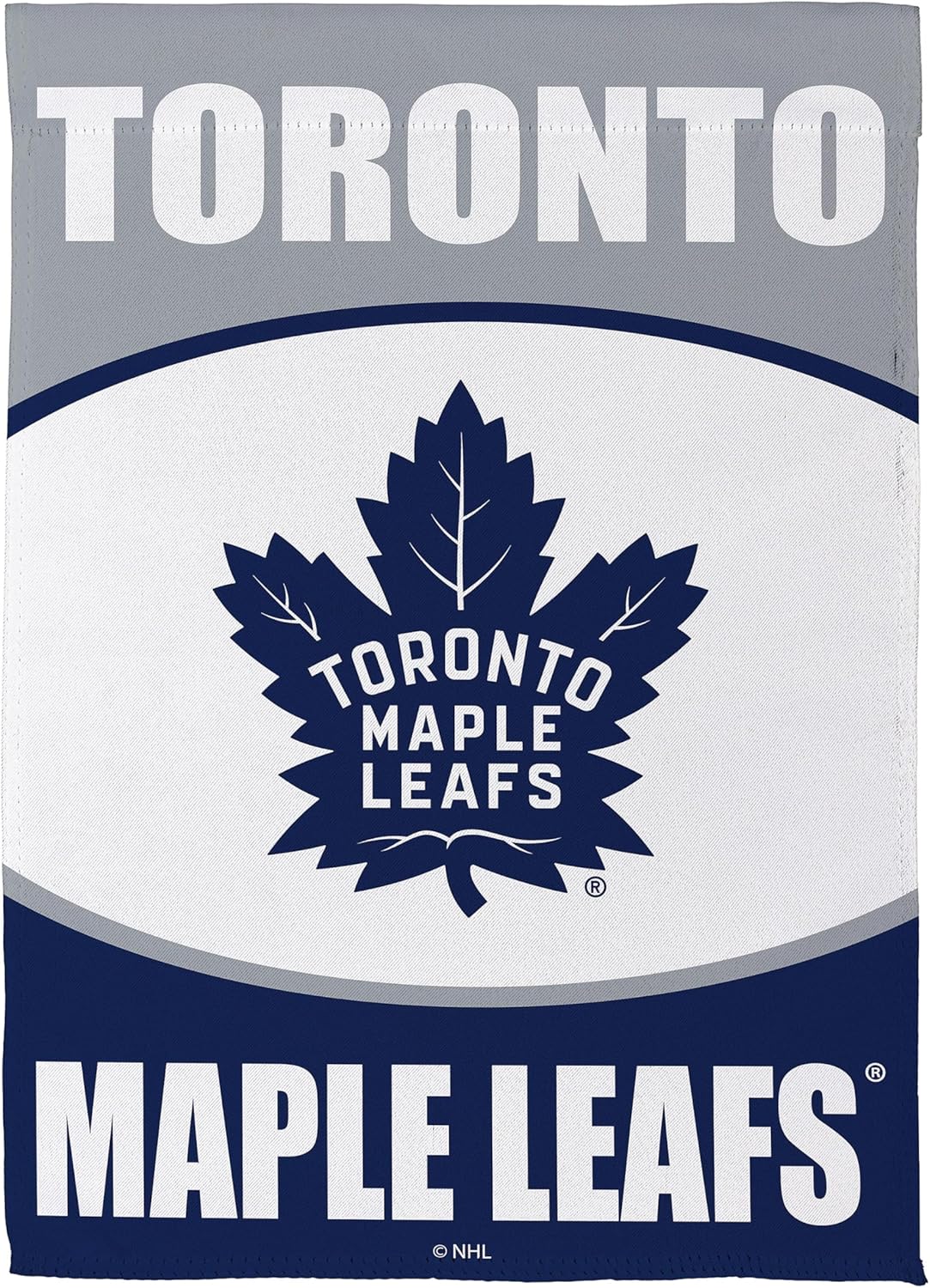 NHL Toronto Maple Leafs Garden Flag 12x18 Double Sided, Officially Licensed Sports Flags For Outside, Indoor and Outdoor Flags for Hockey Fans