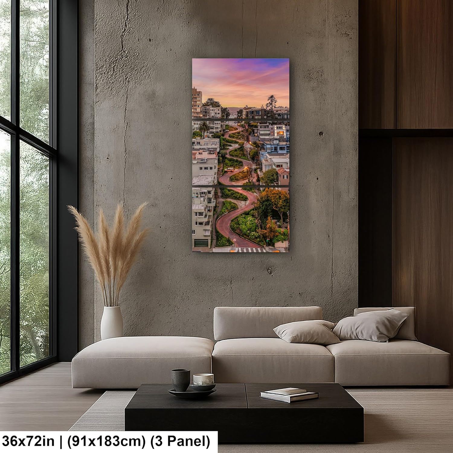 Lombard Street Photo Print, San Francisco Sunrise (Home Wall Decor)