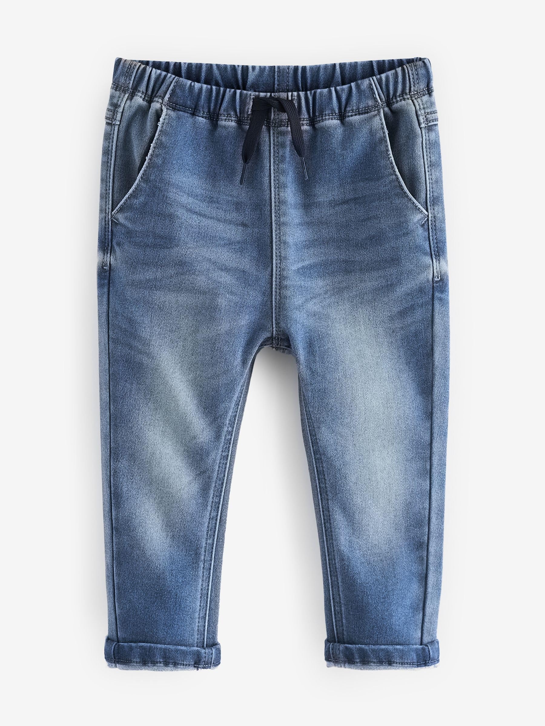 NEXT Garçon Jeans Stretch Ultra Doux à Enfiler, Lot de 2