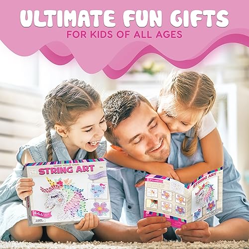 Miniatura 4 de Hapinest Kit de manualidades de cuerda para niños de 10 a 12 años en adelante, kit de arte de cuerda 3D para adolescentes, regalos de cumpleaños