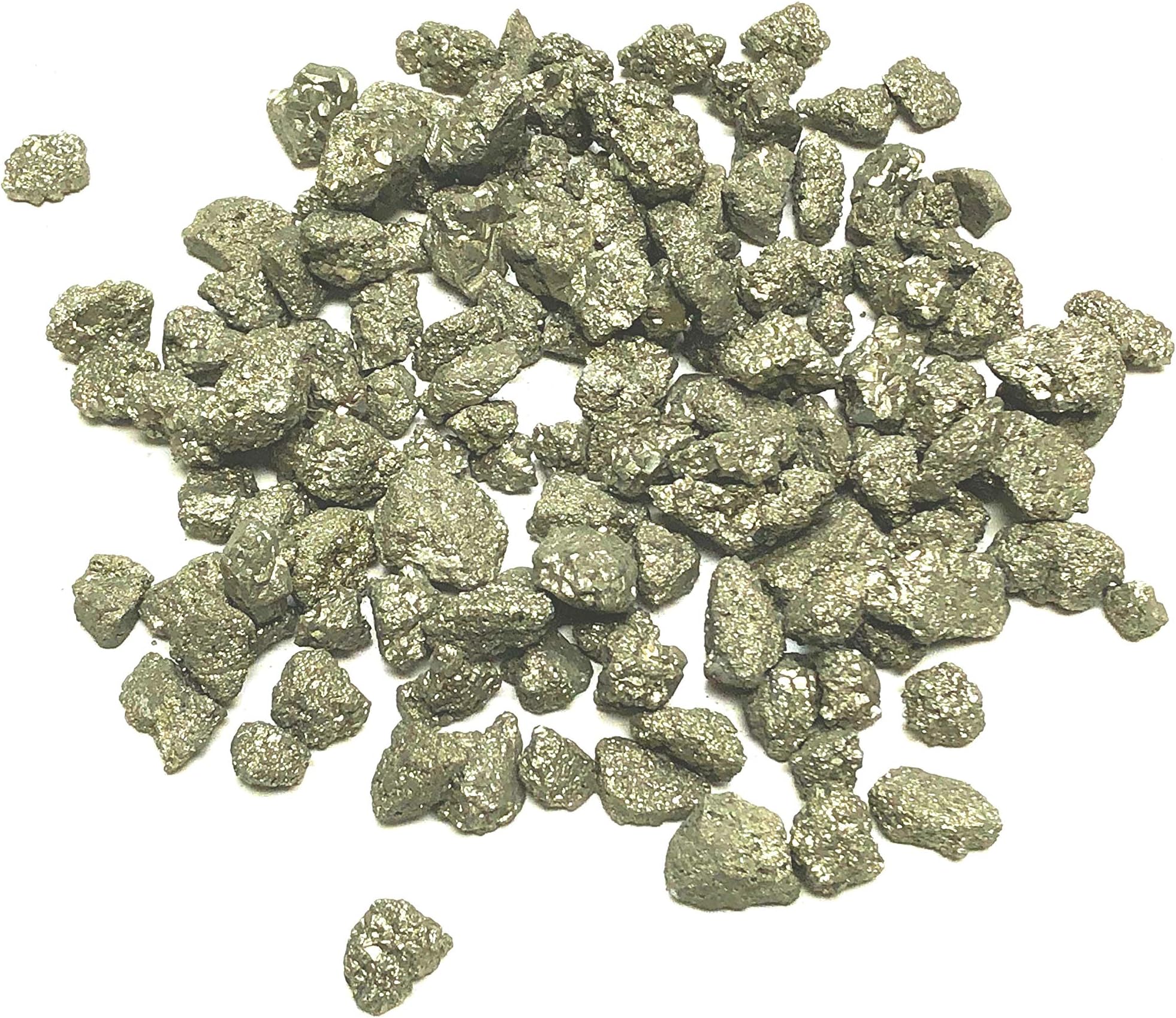 Natural Rough Pyrite Fools Gold 1/2" Pieces (1/2 Pound)