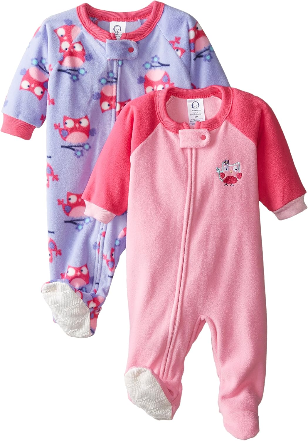 Gerber Baby Girls' 2-Pack Blanket Sleeper-Closeout