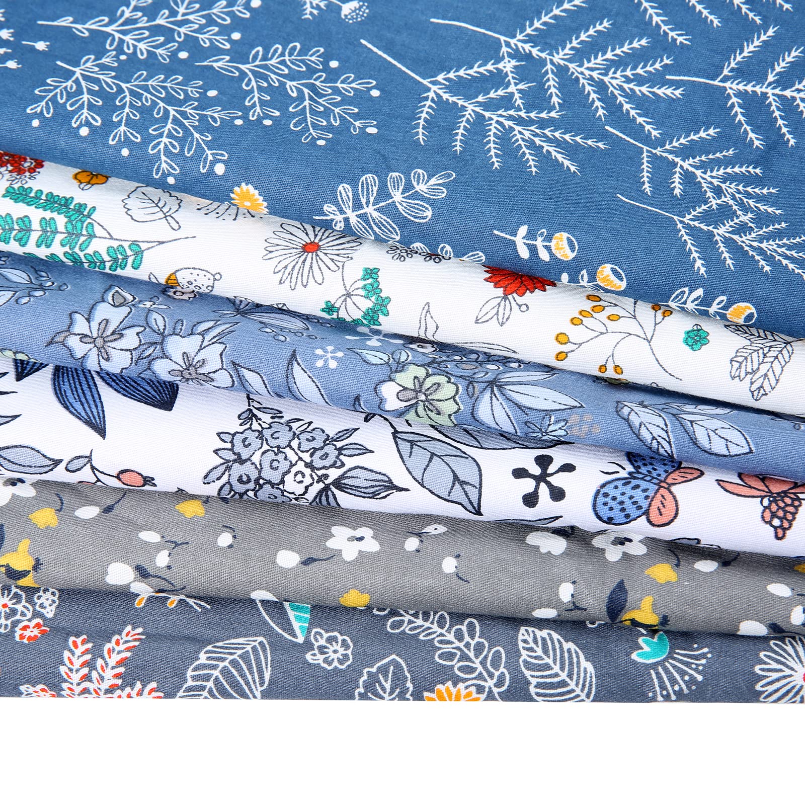 Photo 1 of 7Pcs 20" x 20" Cotton Fabric DIY Making Supplies Quilting Patchwork Fabric Fat Quarter Bundles DIY for Quilting Patchwork Cushions Cotton Fabric for Patchwork (19.6" x 15.35", Coffee) 19.6" x 15.35" Coffee