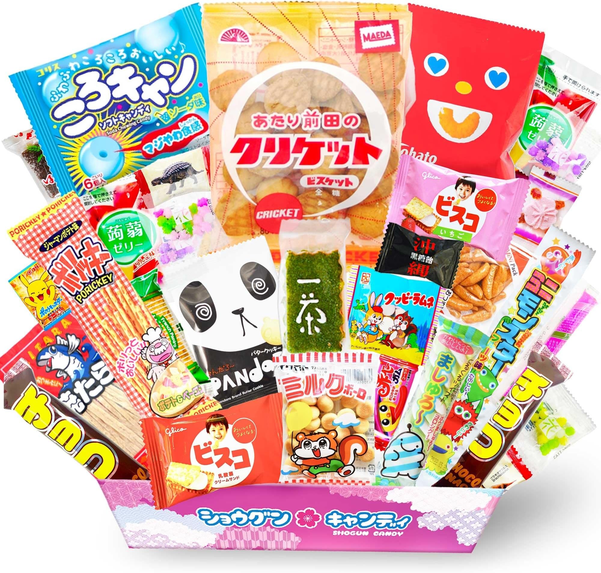 – SHOGUN CANDY, Japanese Snacks Mystery Box 30 Pcs, Japanese Sweets gift