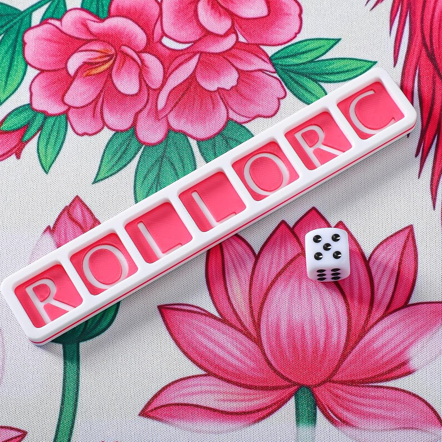 Mahjong Charleston Tracker, Mahjong Tool,Pink and White